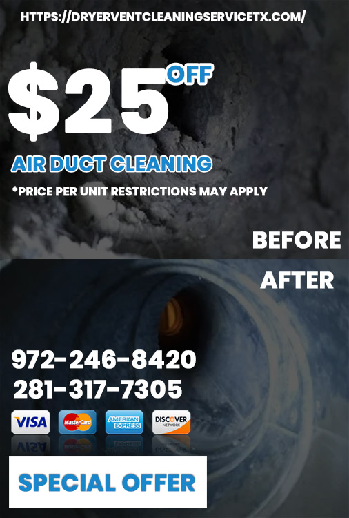 coupon Dryer Vent Cleaning Service TX